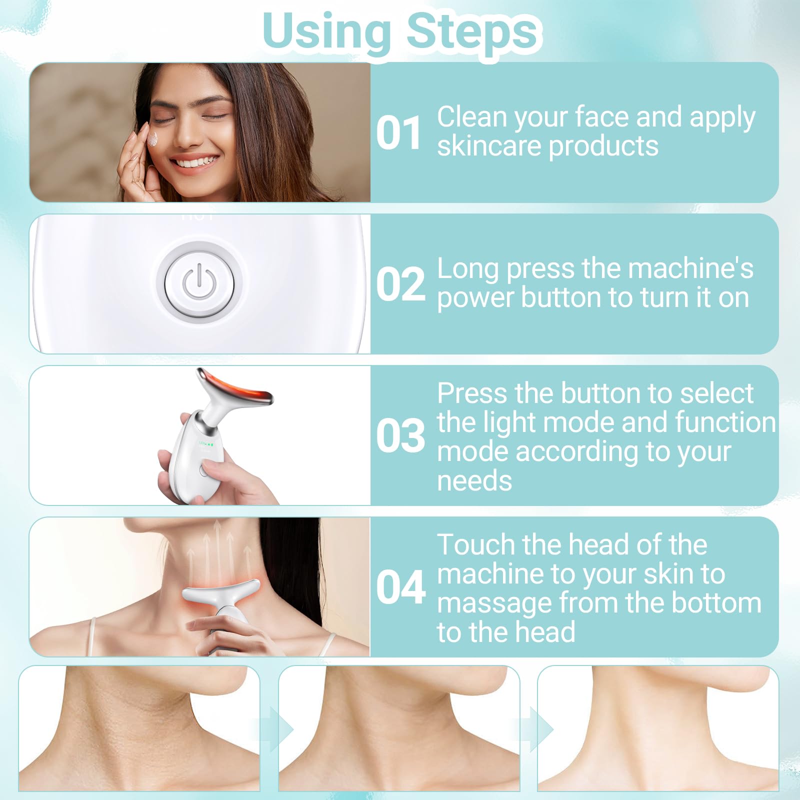 Amazon.com: Oriflame Neck and Face Massager, Face Roller, Face